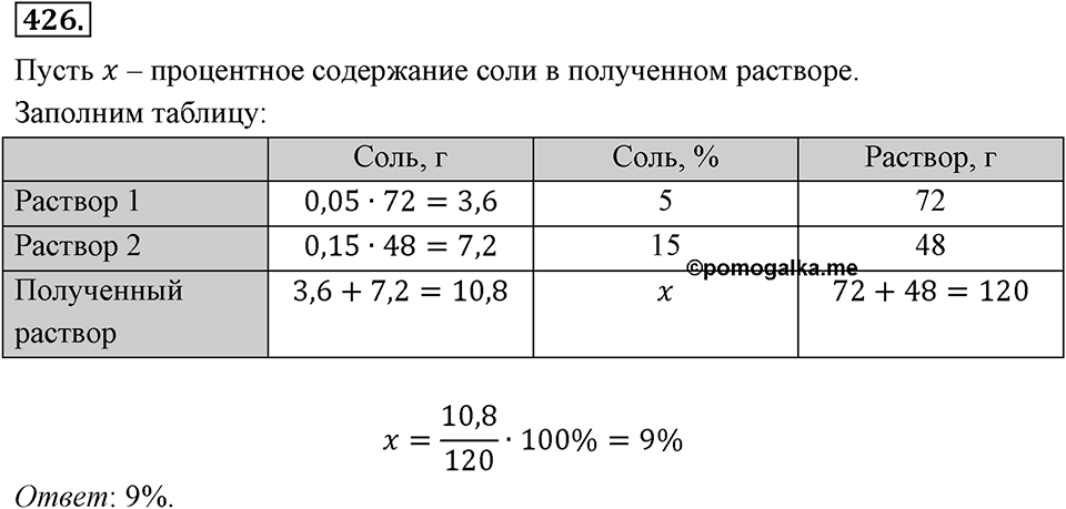 Номер 426 — решение 2