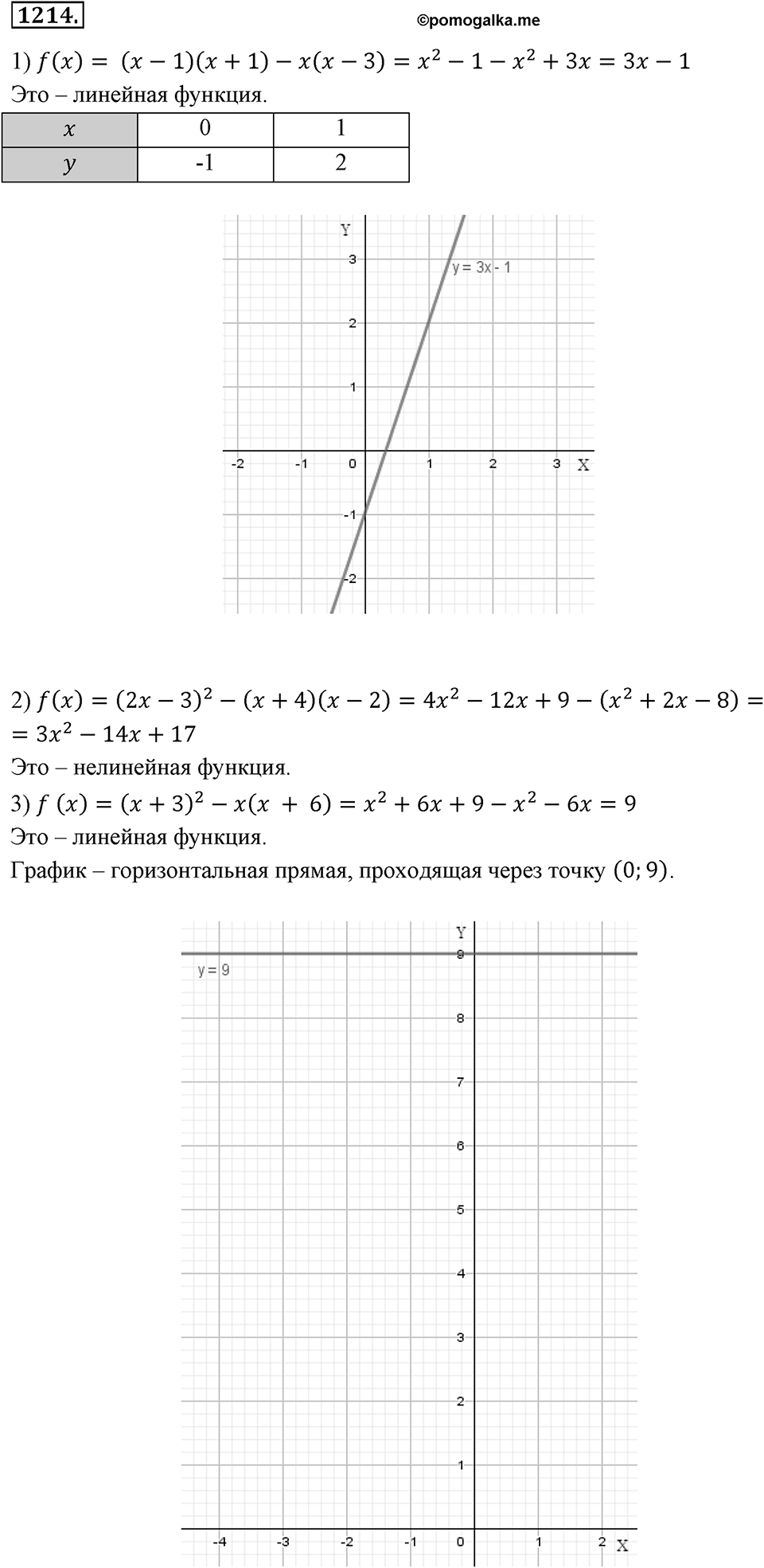 Номер 1214 — решение 2