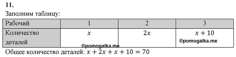 Проверь себя, задание 11 — решение 1
