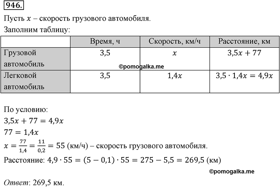 Номер 946 — решение 2
