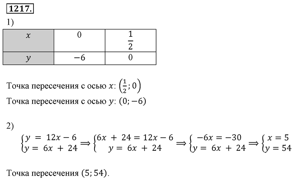 Номер 1217 — решение 1