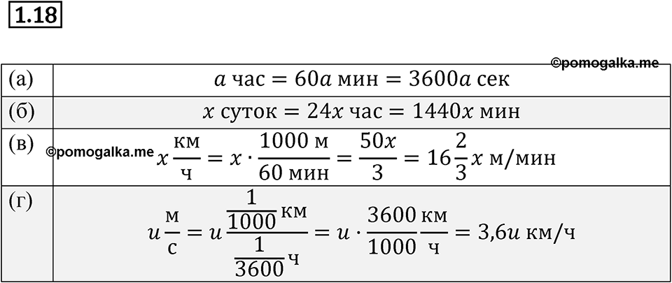 Номер 1.18 — решение 1