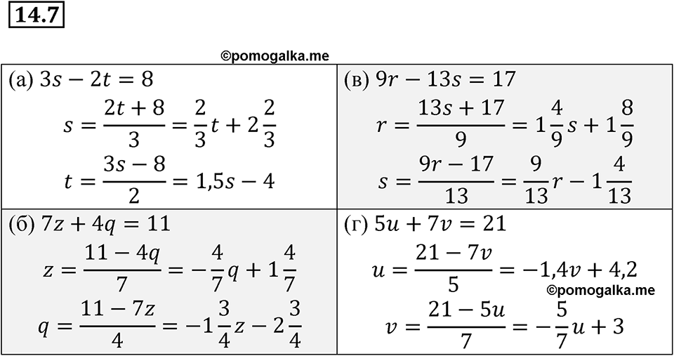 Номер 14.7 — решение 1