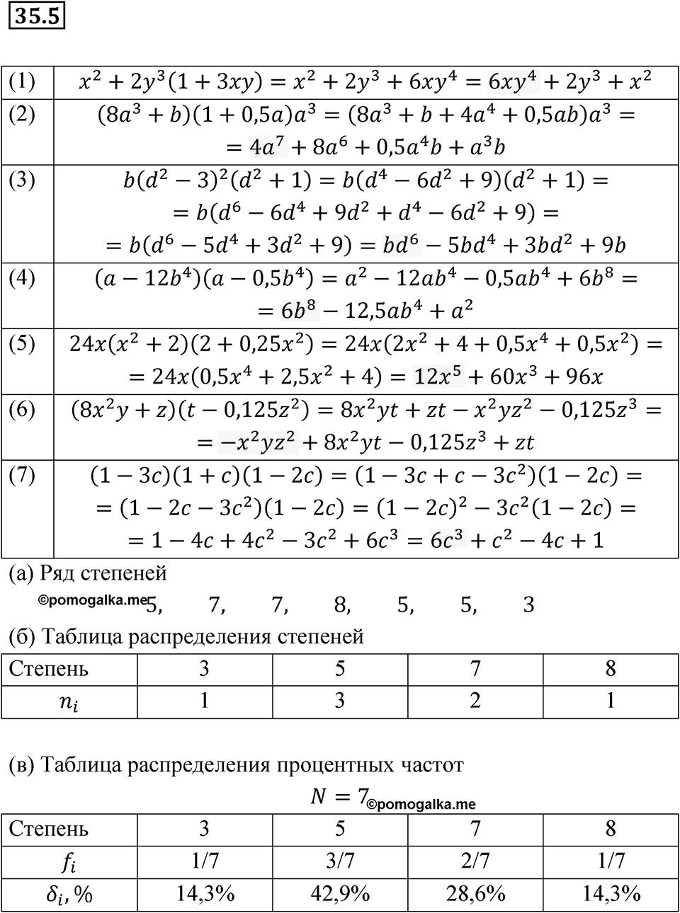 Номер 35.5 — решение 1