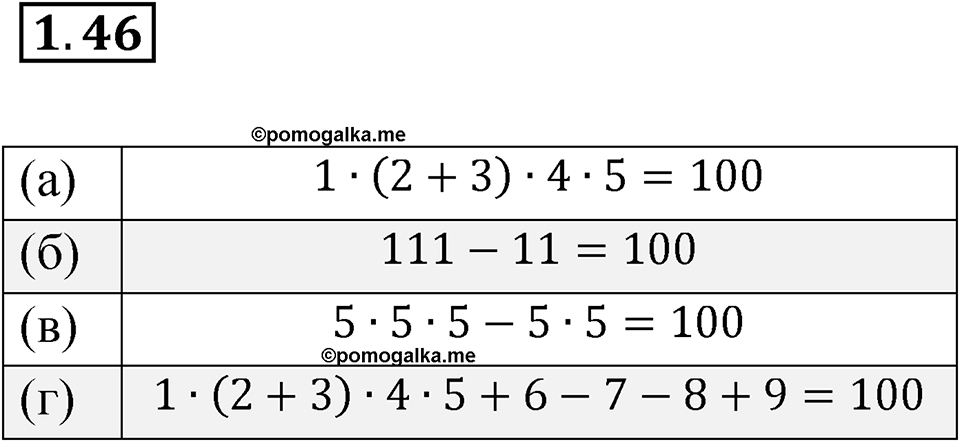 Номер 1.46 — решение 1