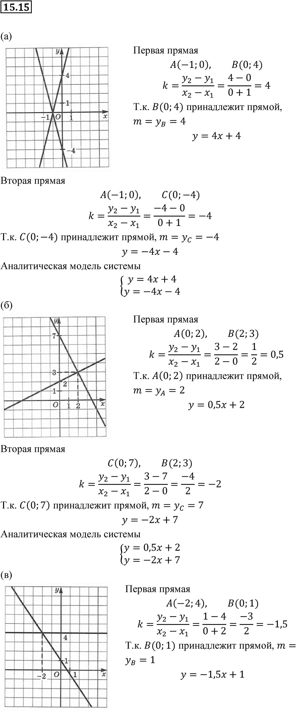 Номер 15.15 — решение 1