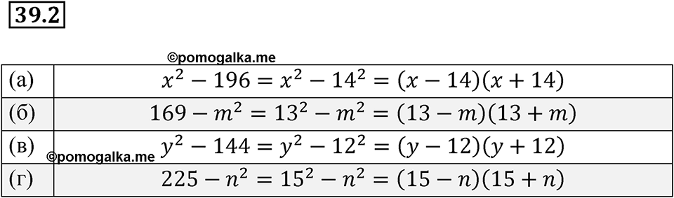 Номер 39.2 — решение 1