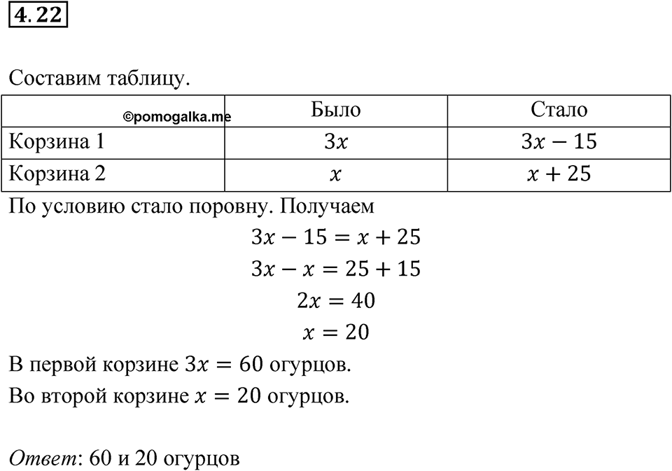 Номер 4.22 — решение 1