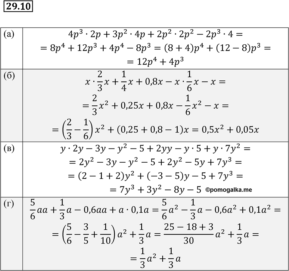 Номер 29.10 — решение 1
