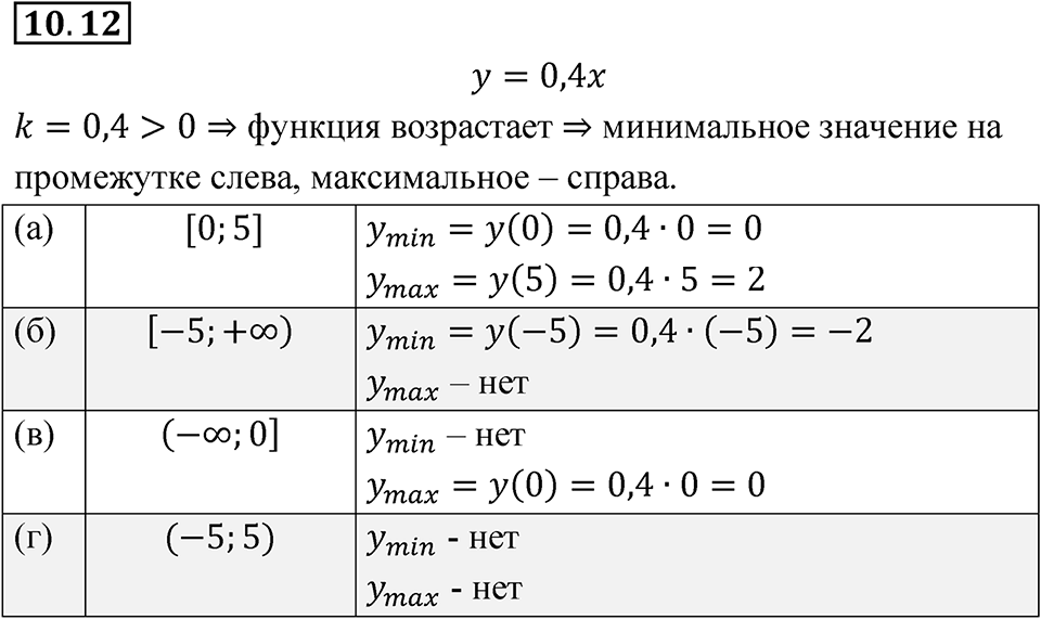 Номер 10.12 — решение 1