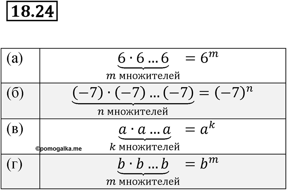 Номер 18.24 — решение 1