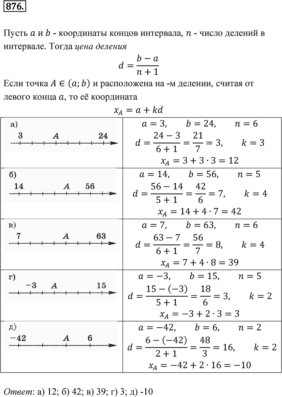 Номер 876 — решение 1