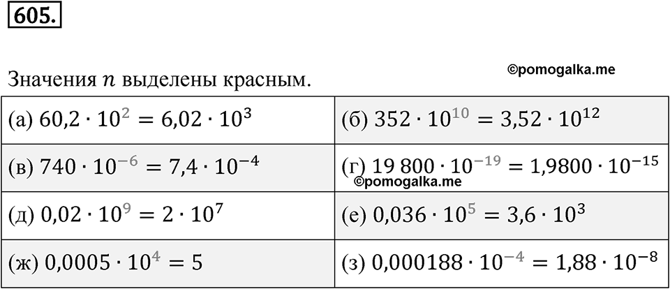 Номер 605 — решение 1