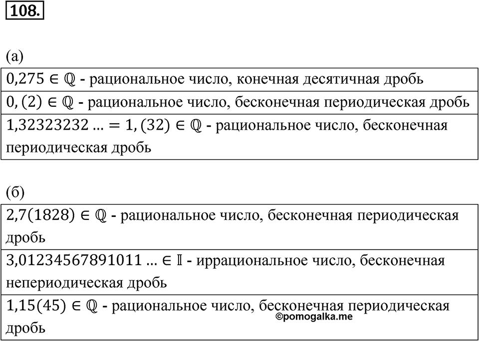 Номер 108 — решение 1