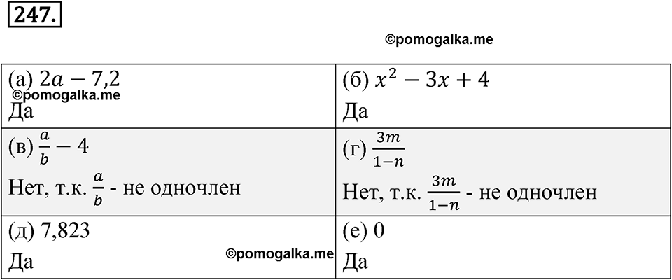 Номер 247 — решение 1