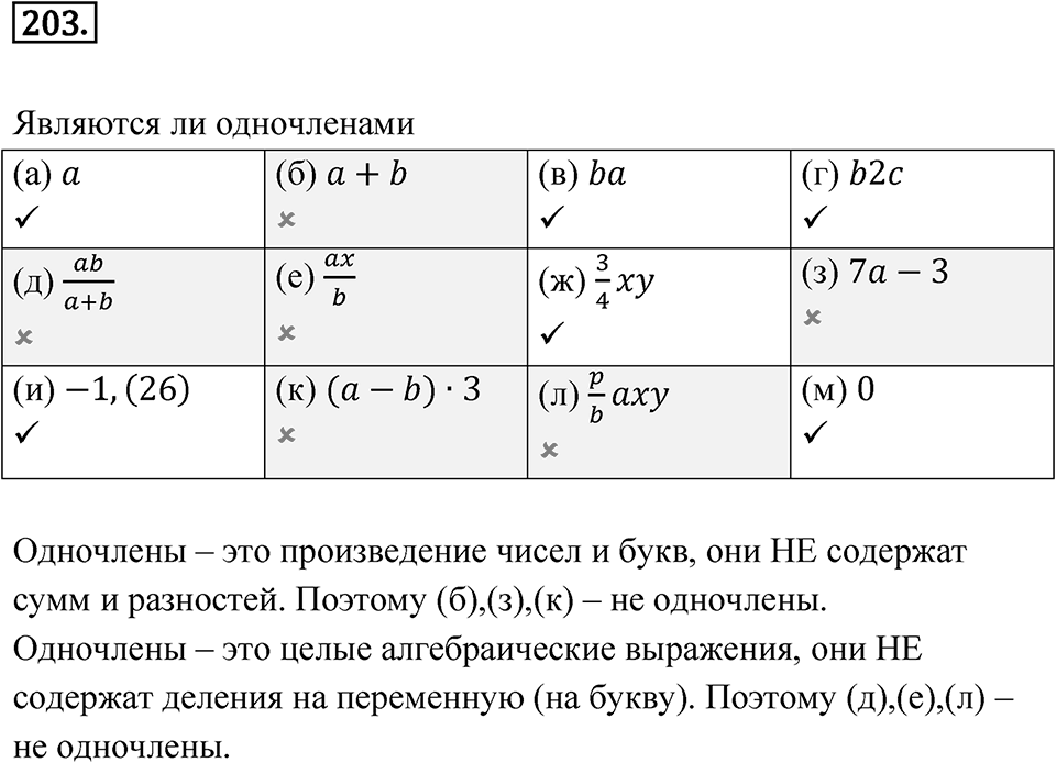 Номер 203 — решение 1