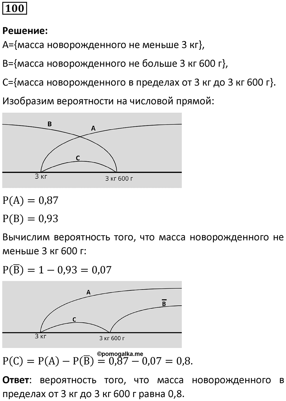 Номер 100 — решение 1