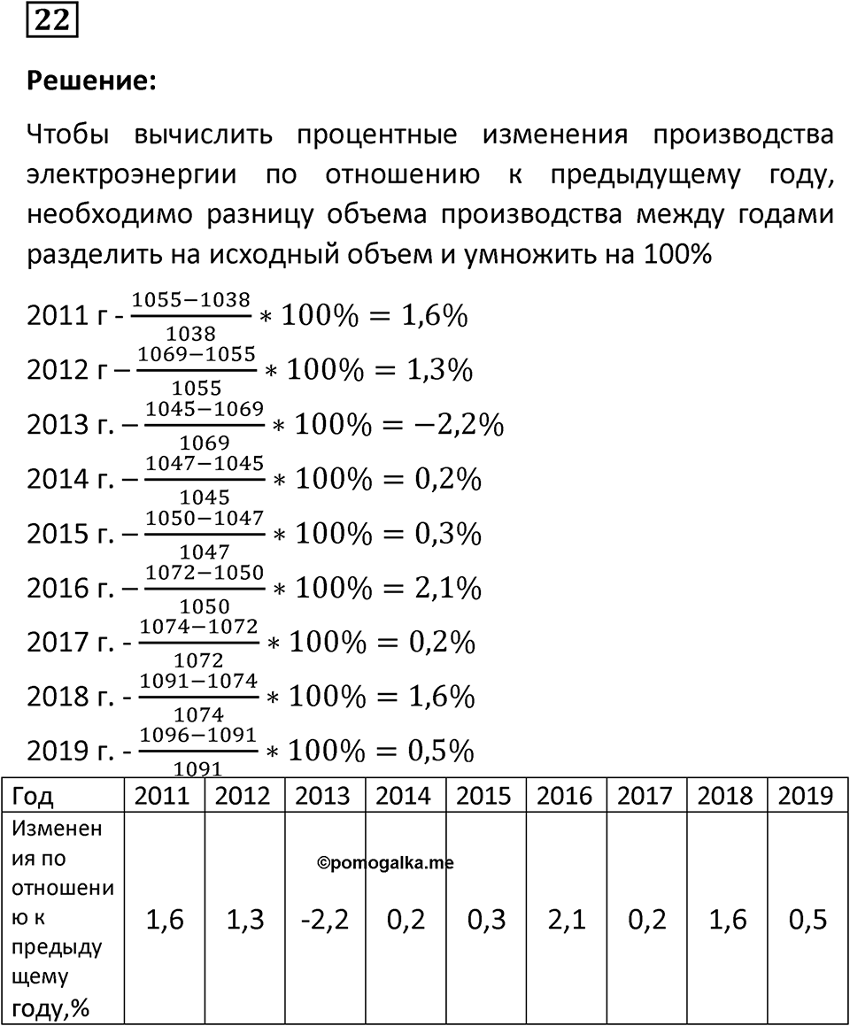Номер 22 — решение 1