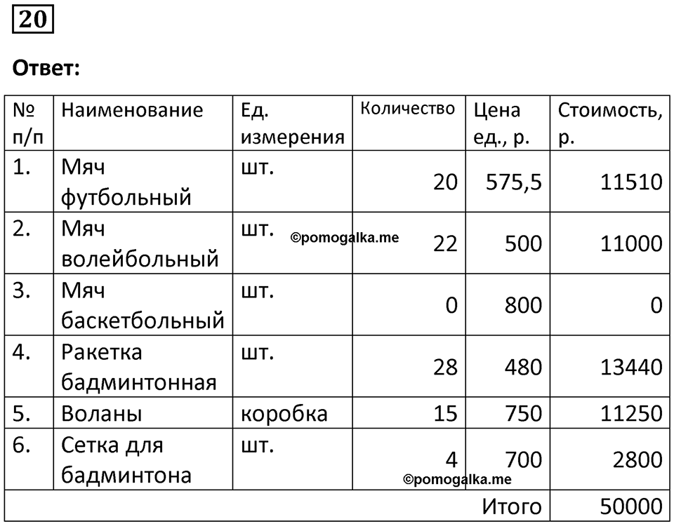 Номер 20 — решение 1