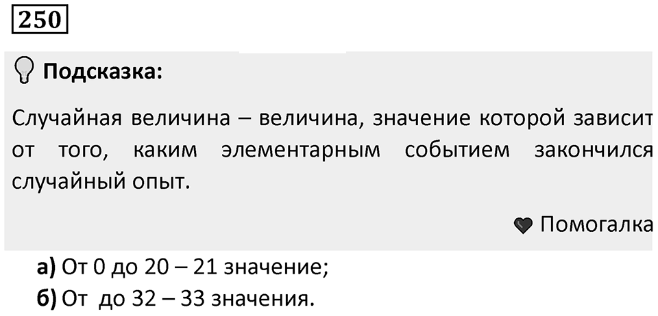 Номер 250 — решение 1