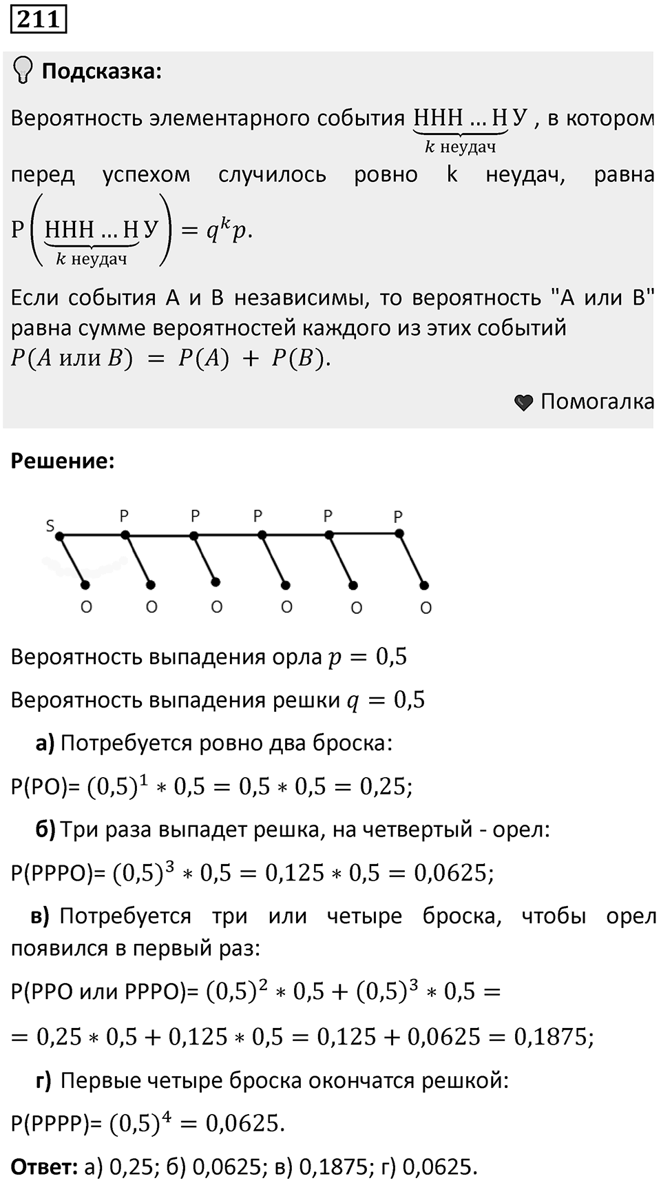 Номер 211 — решение 1