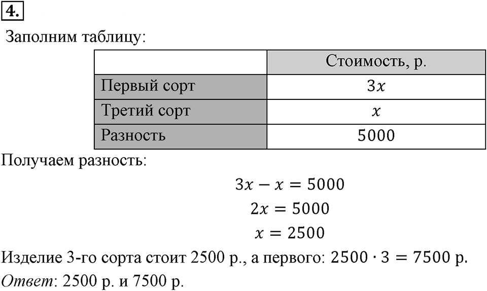 Самостоятельные работы. Вариант 1 С-10 Номер №4 — решение 1