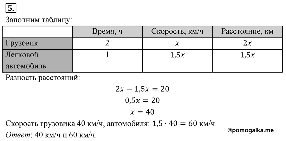 Самостоятельные работы. Вариант 2 С-10 Номер №5 — решение 1
