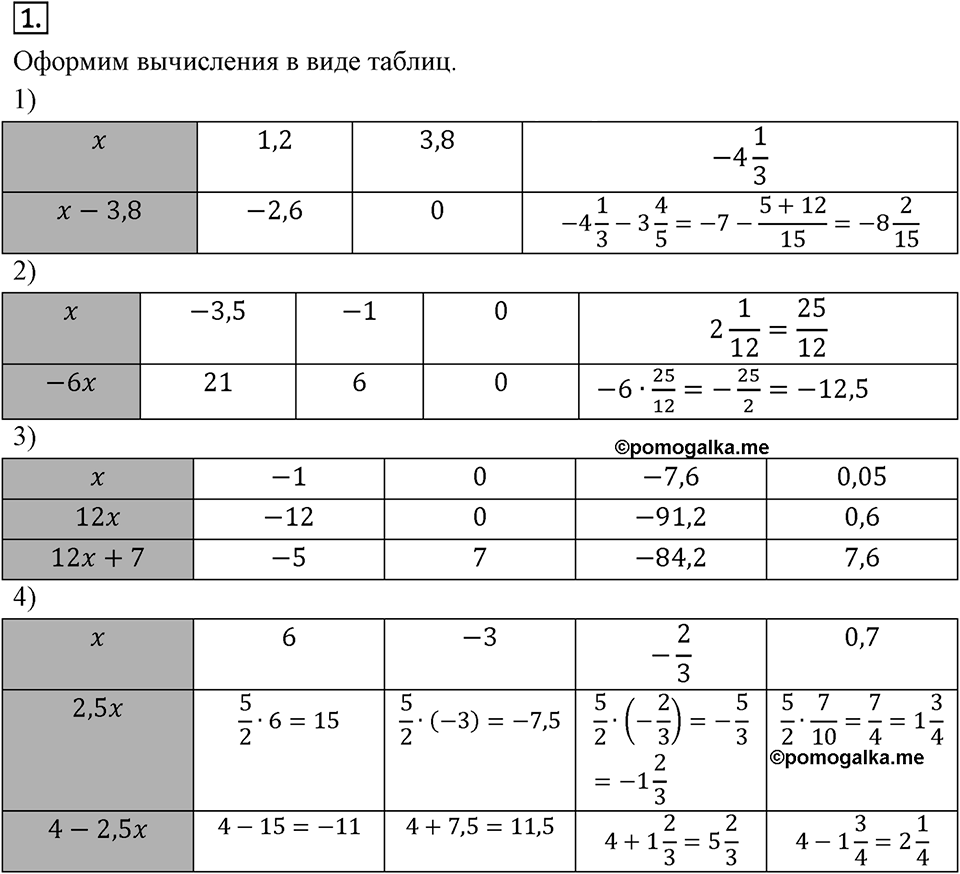 Самостоятельные работы. Вариант 2 С-4 Номер №1 — решение 1