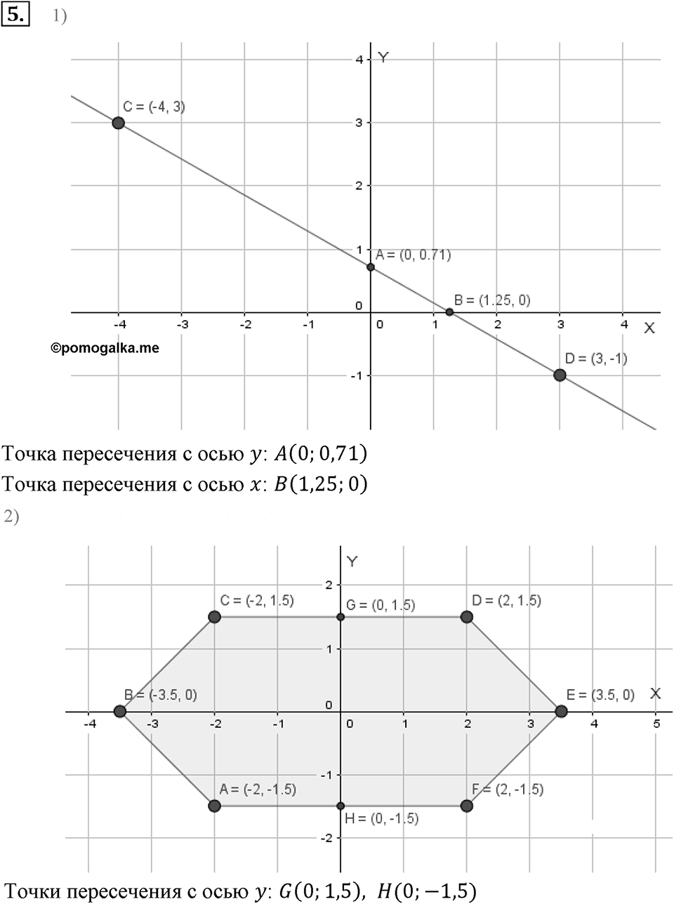 Самостоятельные работы. Вариант 1 С-11 Номер №5 — решение 1