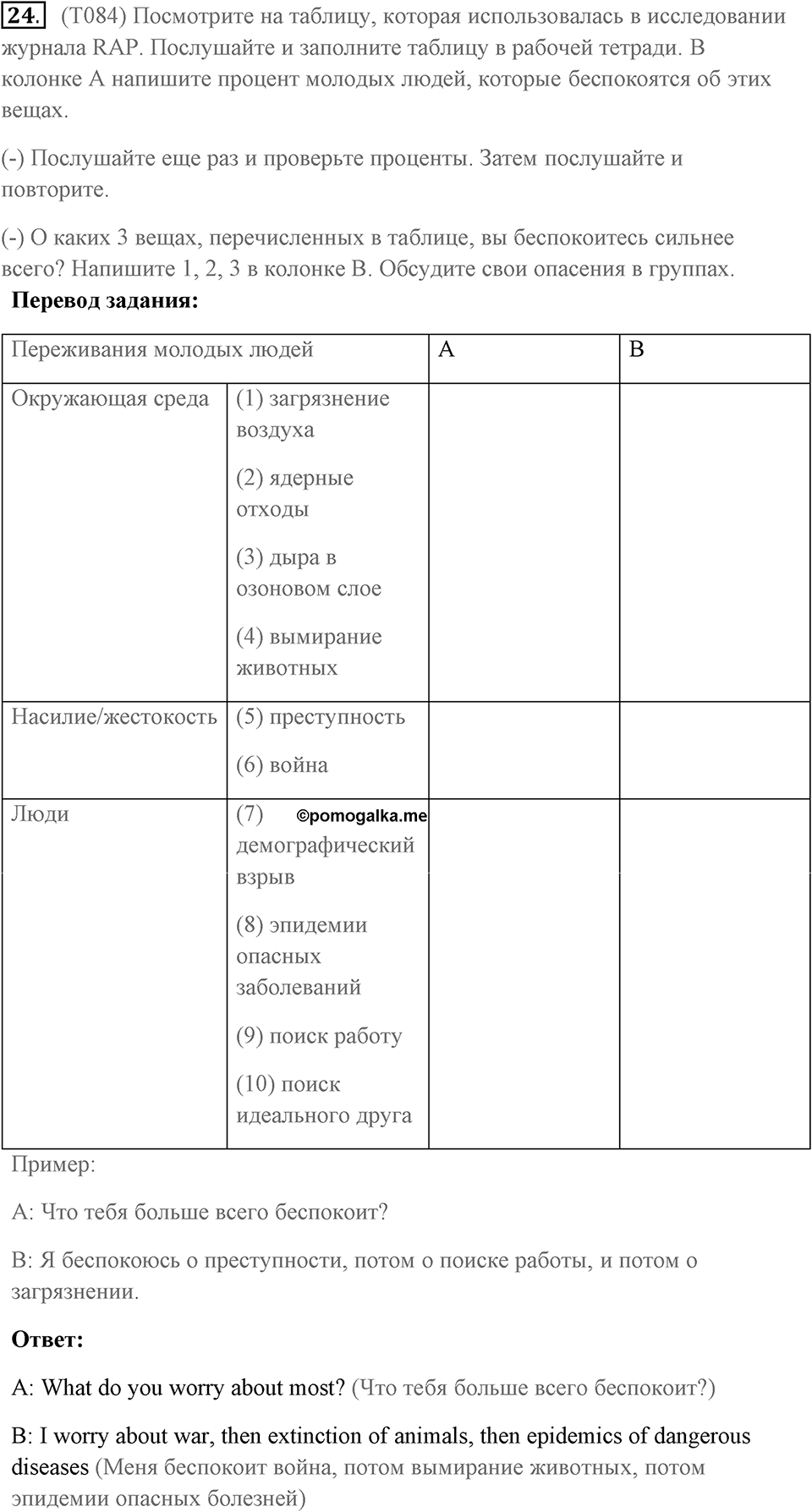Unit 12. Social issues. Unit 12 задание 24 — решение 1
