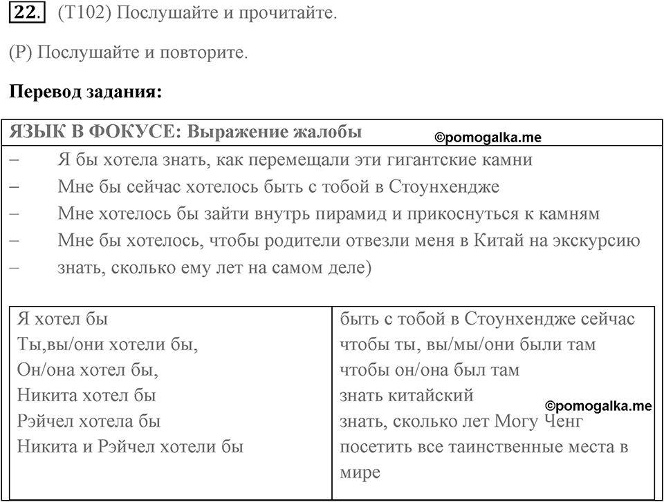 Unit 14 задание 22 — решение 1