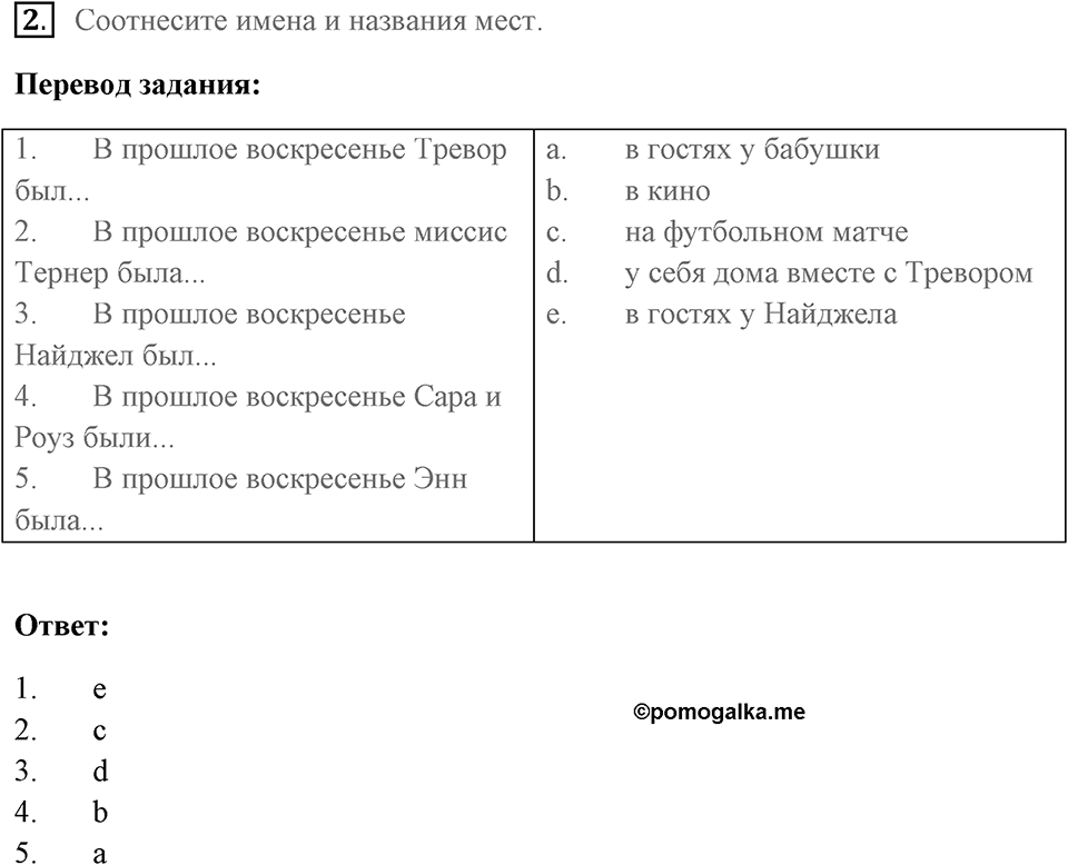 Unit 5. School activities. Unit 5 задание 2 — решение 1