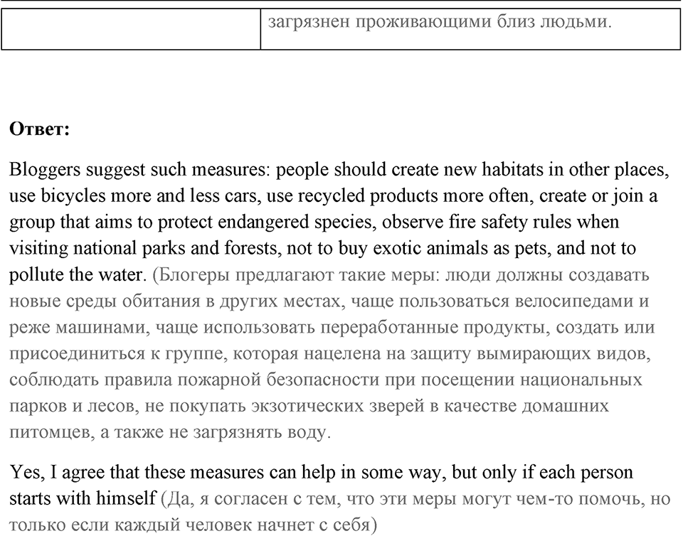 Unit 4. Animal quiz. Unit 4 задание 14 — решение 2