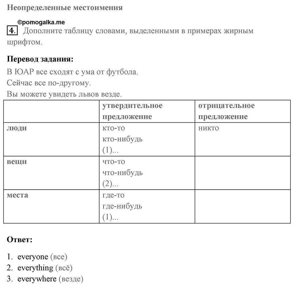Unit 8. International Adventures. Страница 107 номер №4 — решение 1
