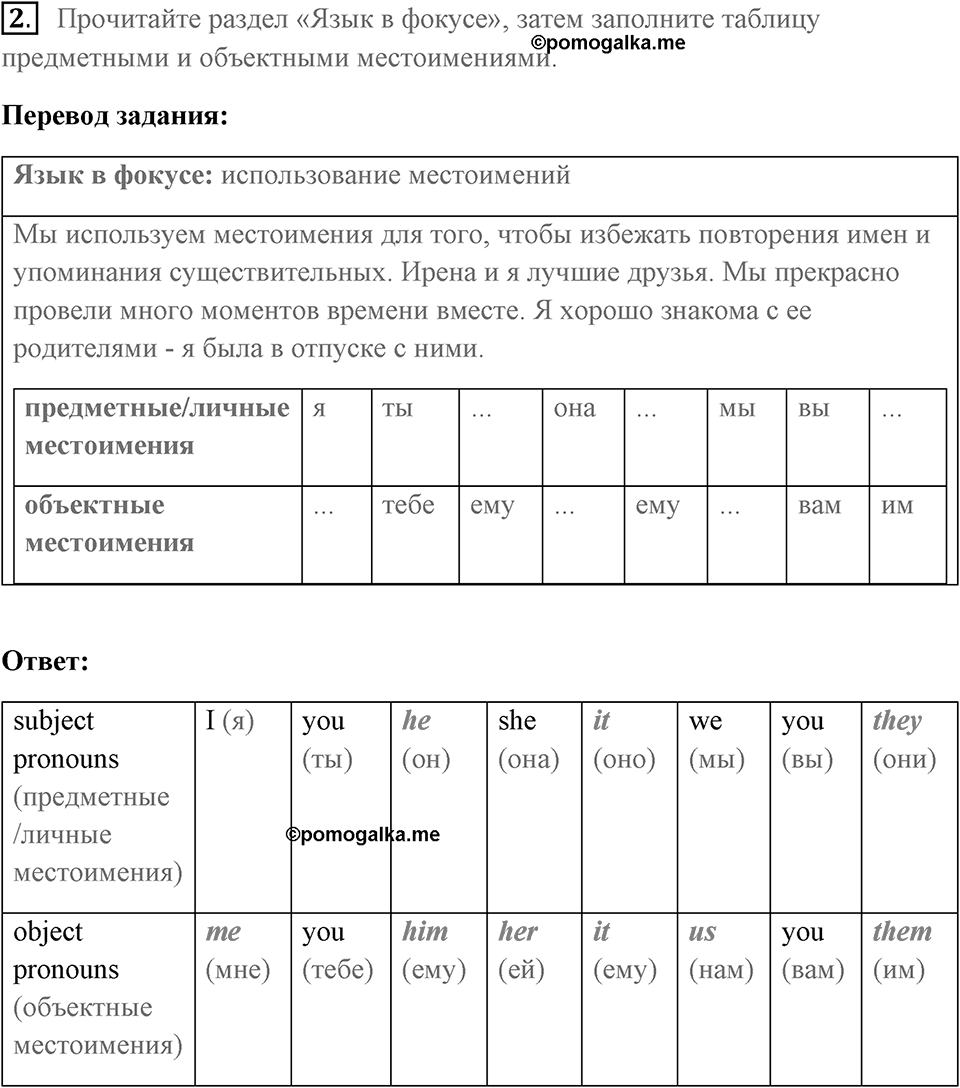 Unit 9. Best Friends?. Страница 120 номер №2 — решение 1