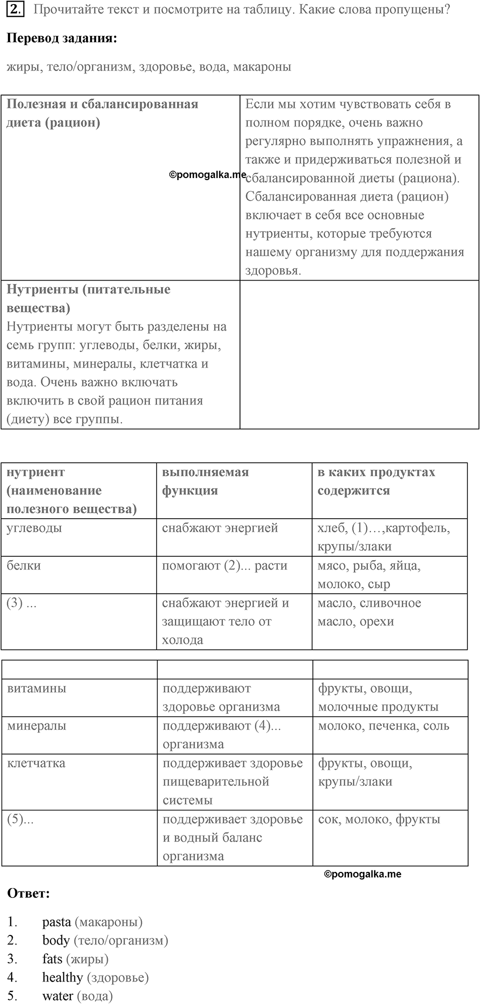 Across the curriculum. Страница 144 номер №2 — решение 1