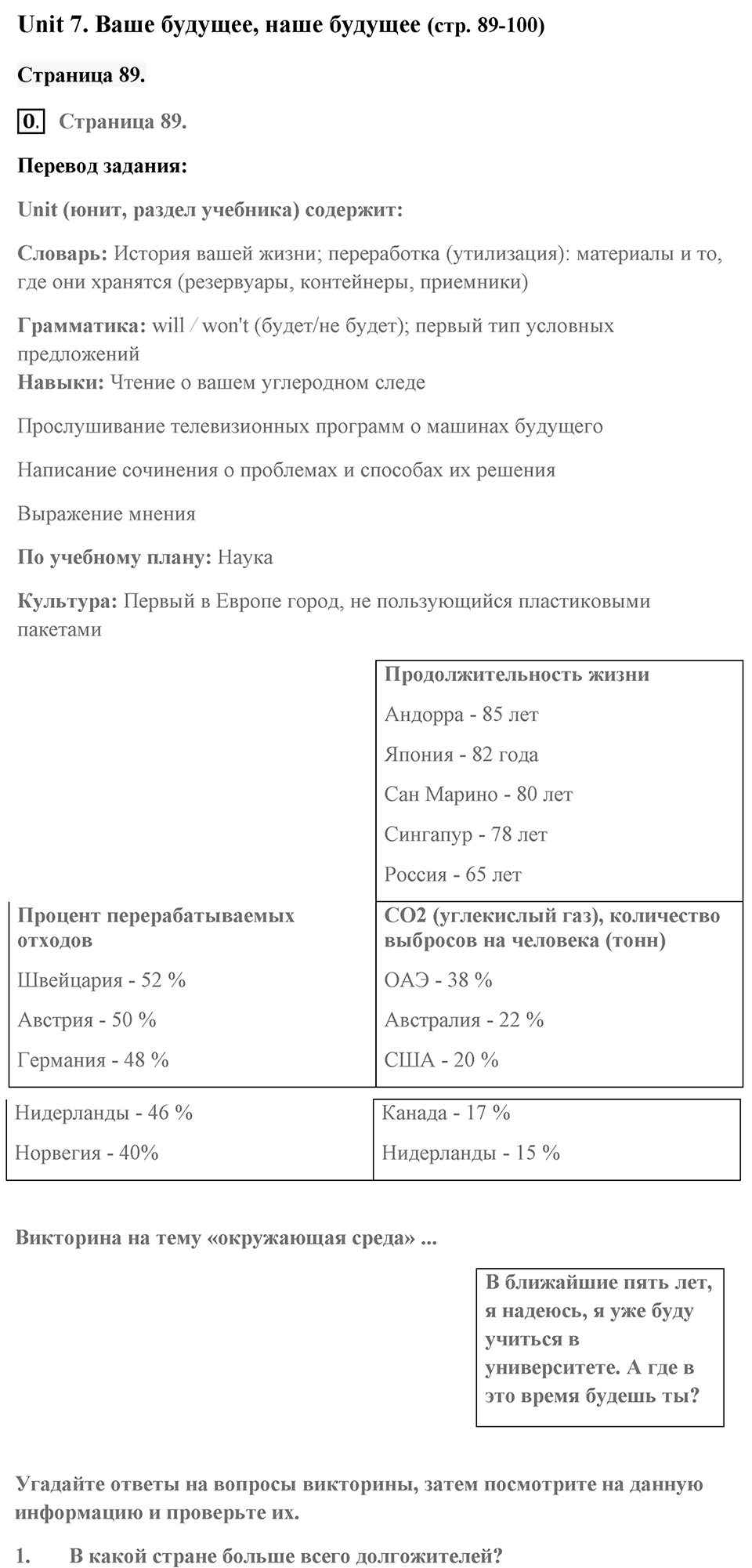 REVISION 2. Страница 89 номер №0 — решение 1