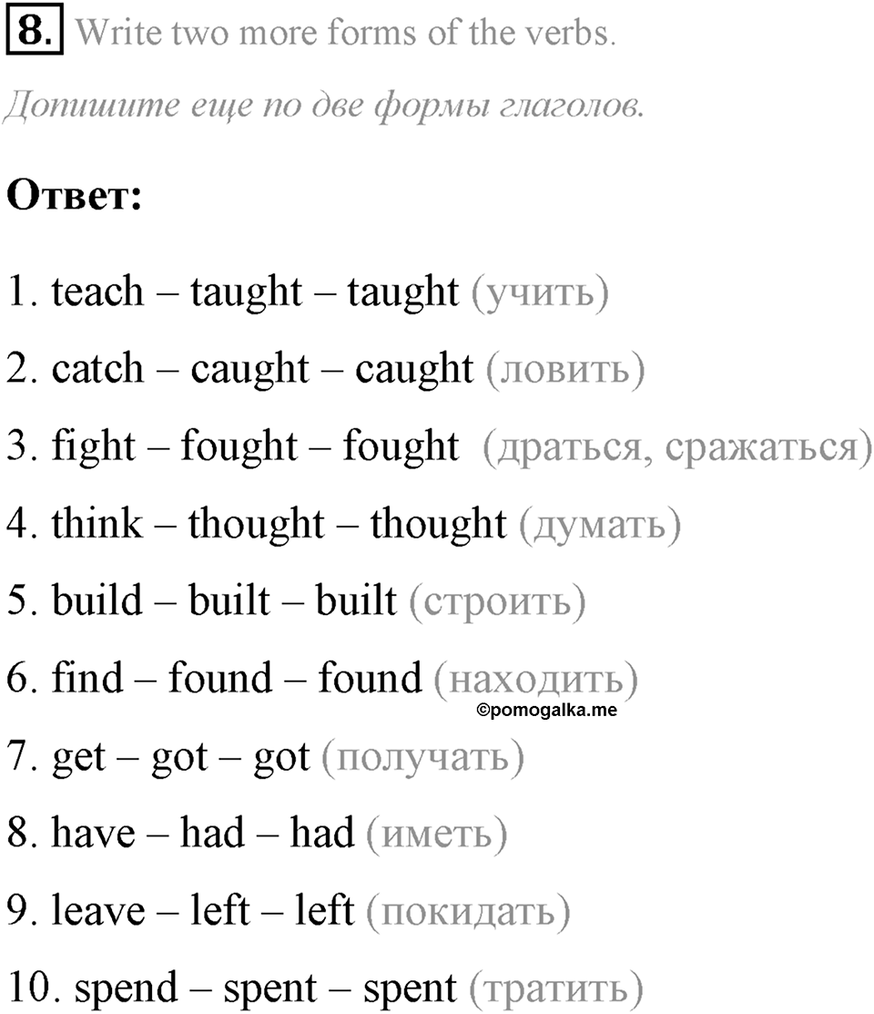 Some Facts about the English-Speaking World. Step 1 номер 8 — решение 1