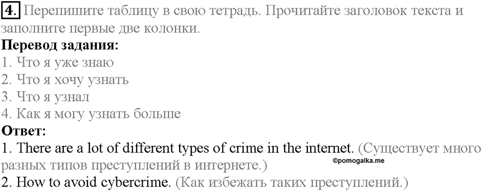 Module 6. Страница 104. 6e. Crime & Technology. Задание №4 — решение 1
