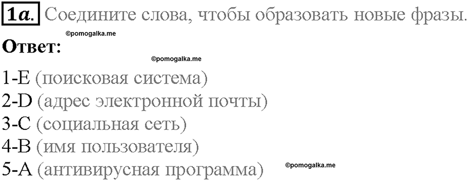 Module 7. VB4. Vocabulary Bank 2. Задание №1a — решение 1