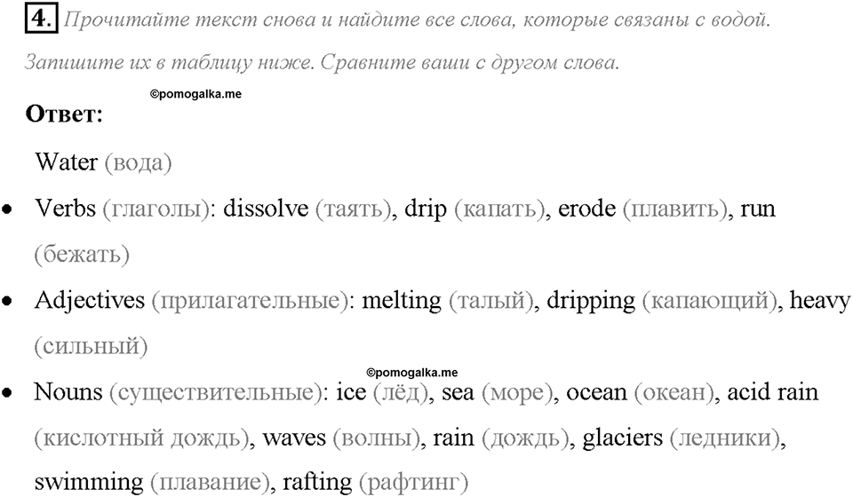 Module 3. Страница 56. 3i. Curricular: Geography. Задание №4 — решение 1