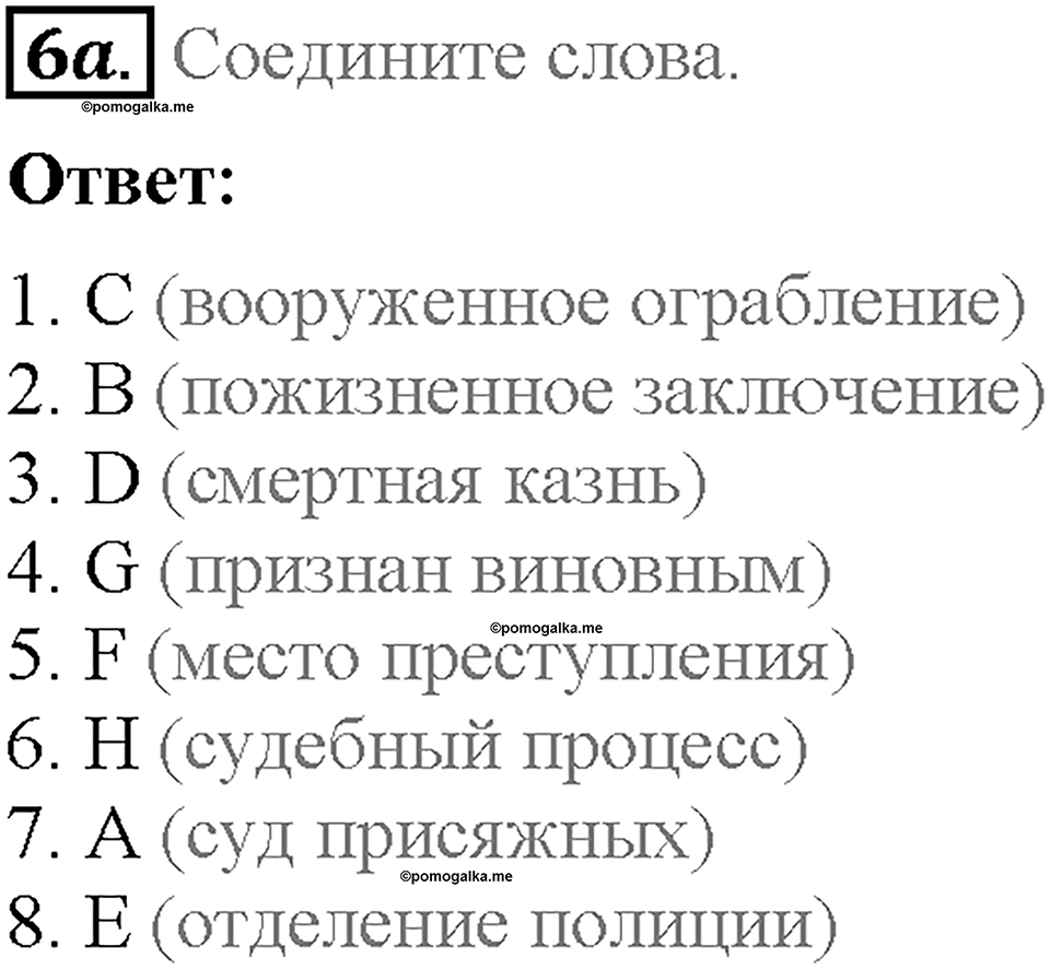Module 7. VB17. Vocabulary Bank 6. Задание №6a — решение 1