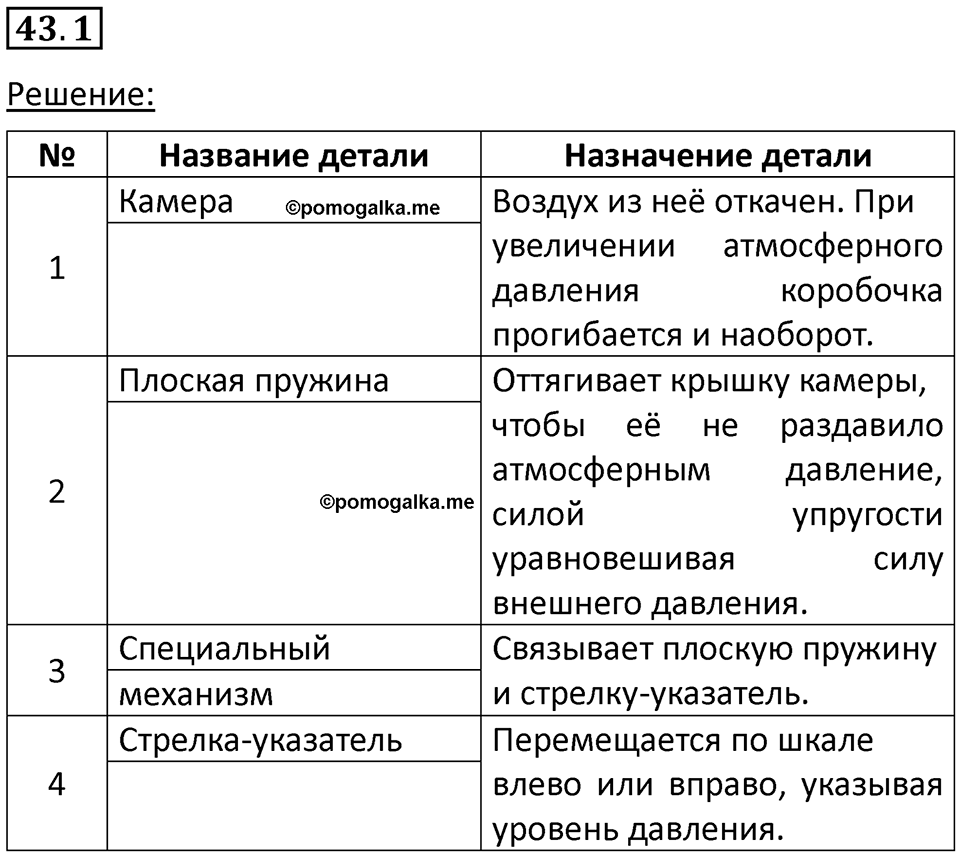 Номер 43.1 — решение 1