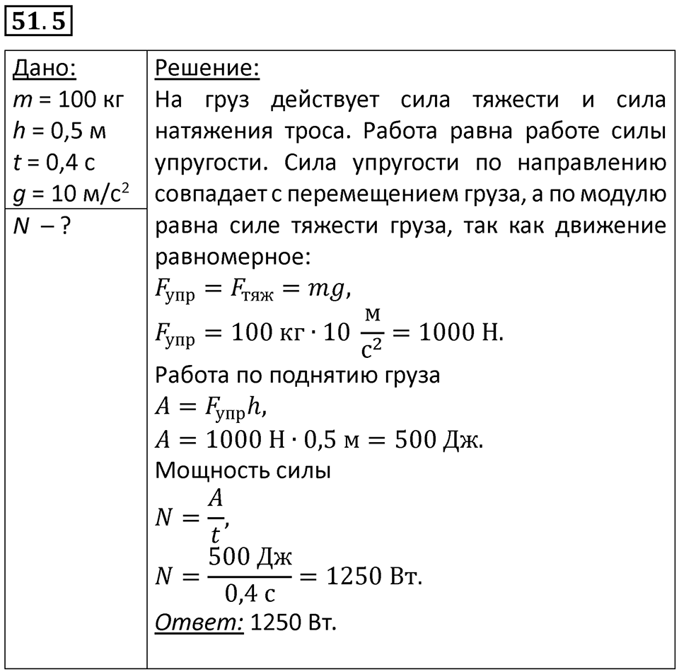 Номер 51.5 — решение 1
