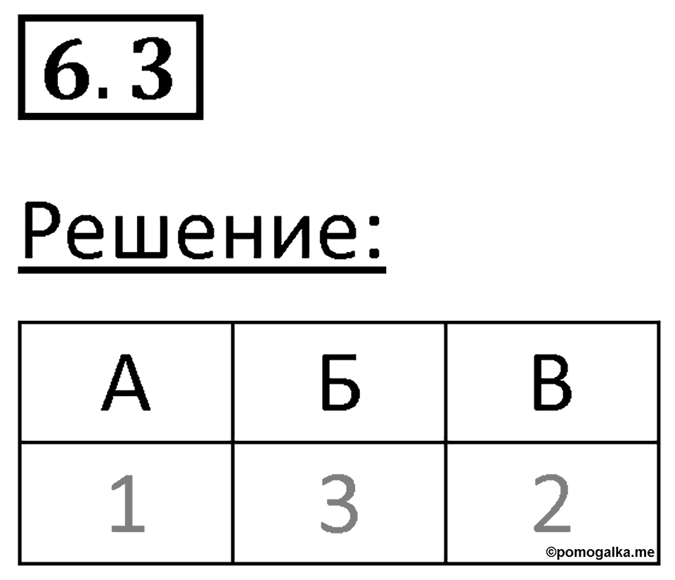 Номер 6.3 — решение 1