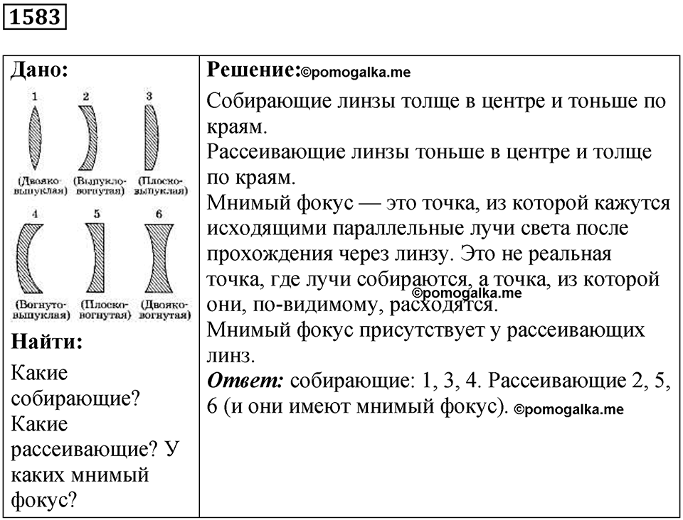 Задача №1583 — решение 1