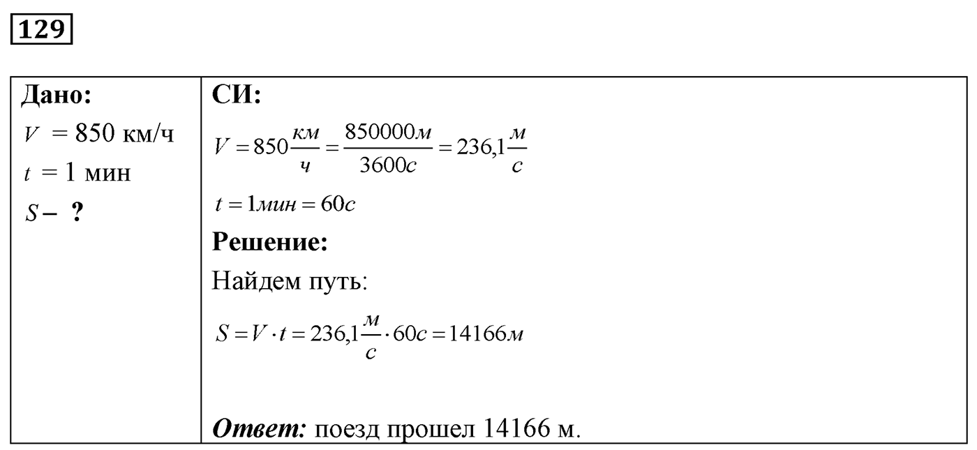 Задача №129 — решение 1