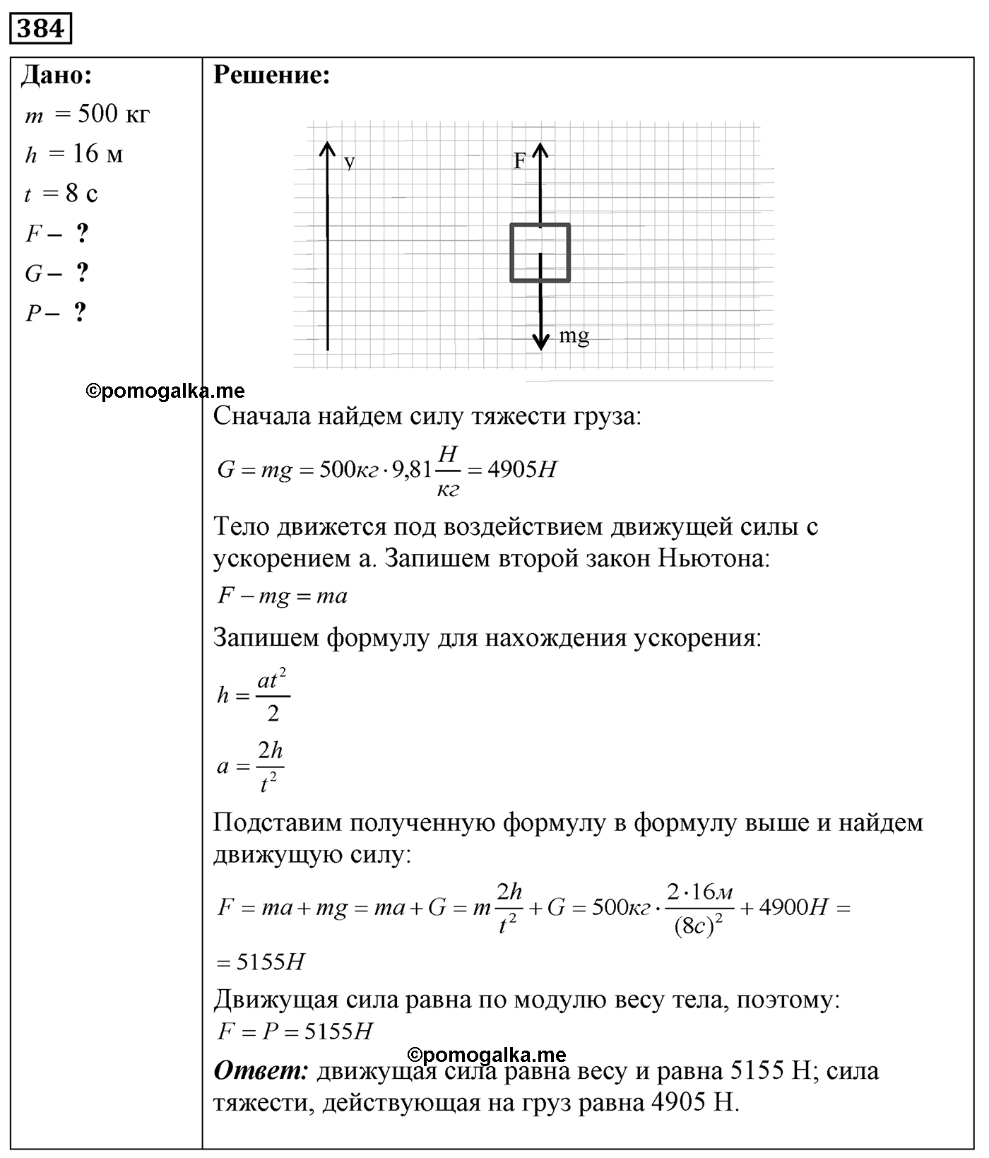 Задача №384 — решение 1