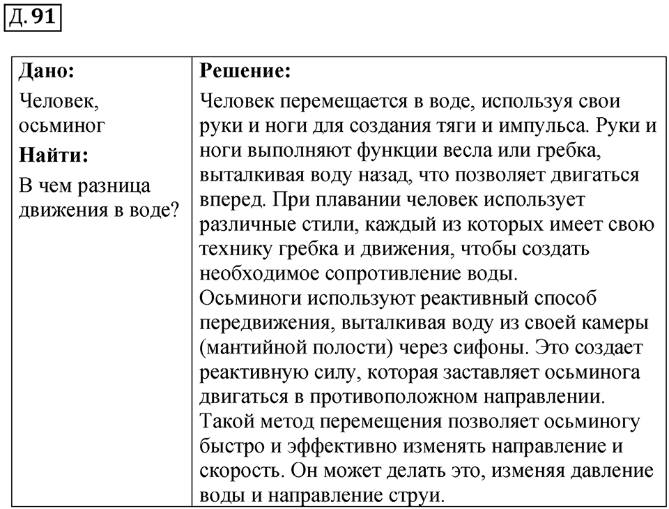 Д. 91 — решение 1