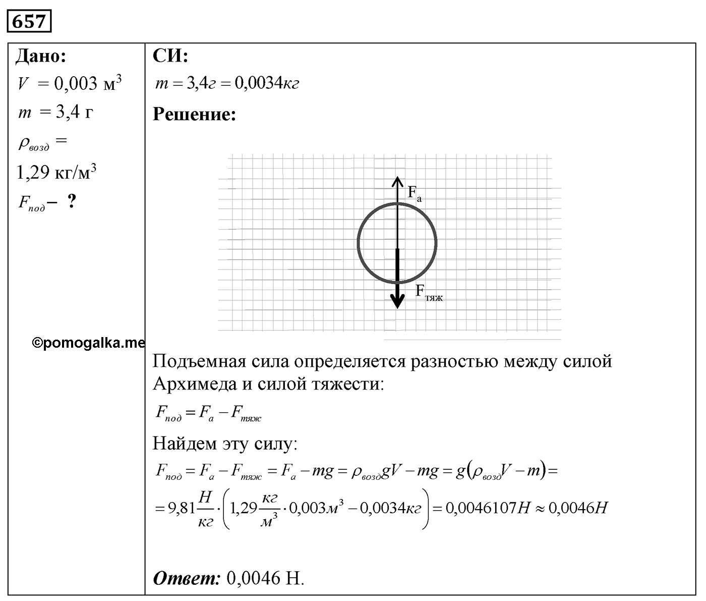 Задача №657 — решение 1